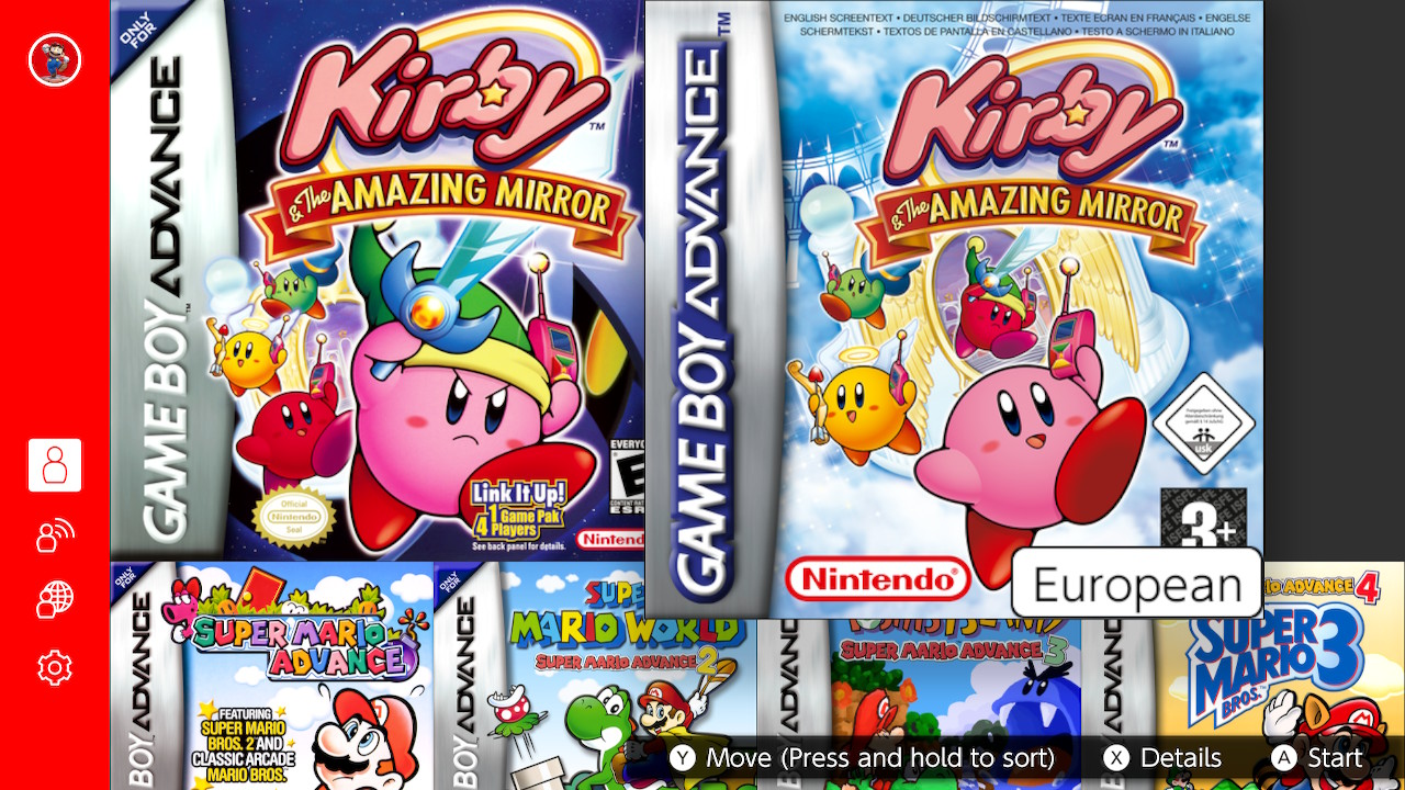 Kirby & The Amazing Mirror de Game Boy Advance llegará a Nintendo